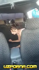 В машине